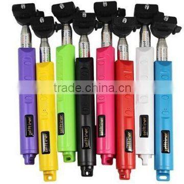 S00758 monopod remote shutter selfie sticker bluetooth tripod button with zoom function selfie