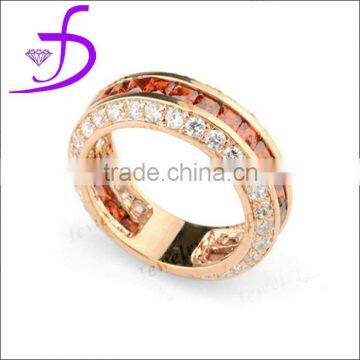 new desgin wholesale Silver jewelry wheel diamond ring