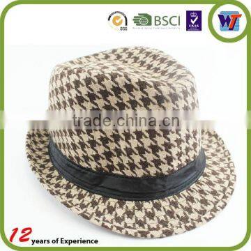 New Arrival Hot Checked AUSTRALIA Fedora Hat