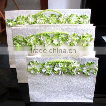 paper flower hand-made gift paper shopping bag