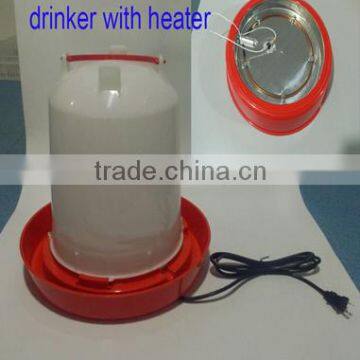 11L drinker with heater for cold weather chicken feeders and drinkers