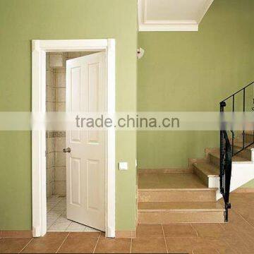 exterior white composite wooden door with frame and jamb