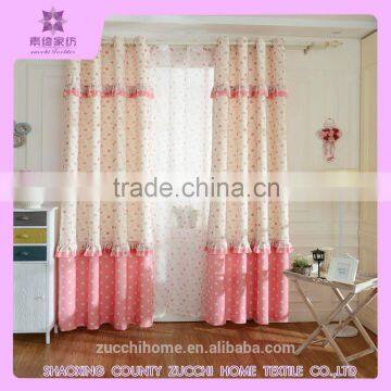 2016 new fashion polyester printed curtain designs