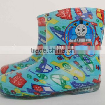 Cartoon rainboots for kids, cute pvc rain shoes, water proof shoes