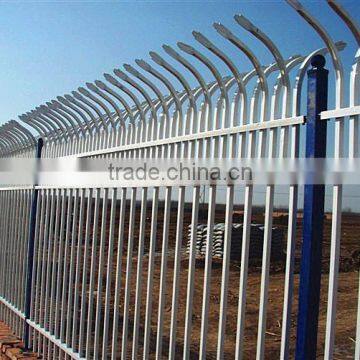 New Style ISO & CE manufacturer powder coating black cheap steel fence