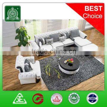 C979C Hot Selling Livingroom Furniture L Shaped Modern Leather Sofa Set