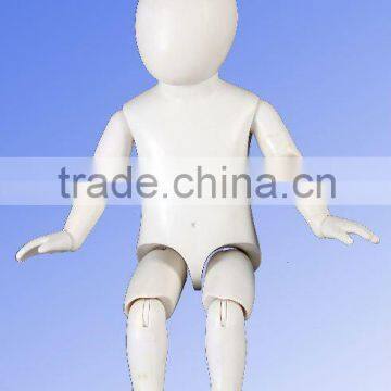 Vivid full-body plastic teenage mannequins