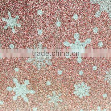 Customized various pattern printing glitter paper