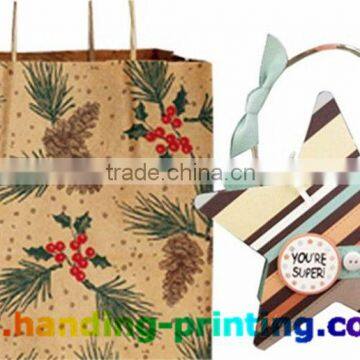 Custom Black Wax Gift Paper Bags-Dot Printing Factory