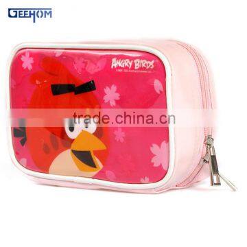 high quality ladies makeup bag custom pvc cosmetic bag