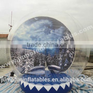 Transparent PVC Inflatable Snow Balloon/Inflatable PVC Globe for advertising show