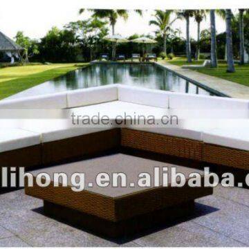 Patio elegant rattan/wicker sofa furniture sets