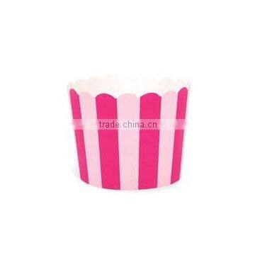 Pink/Dark Pink Stripe Baking Cups Girls BOYs Kids BIRTHDAY PARTY SUPPLIES