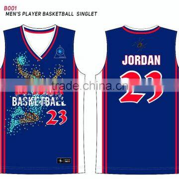 2016 Uniform Design basketball jersey t-shirts