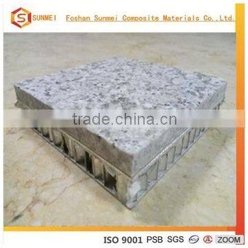 Natural surfacing composite aluminum honeycomb panel