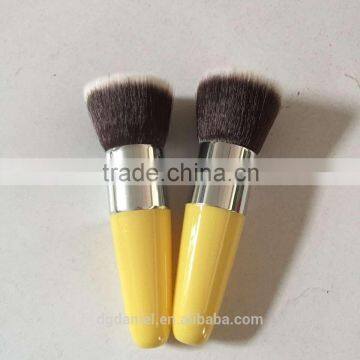 2016 hot sale big size makeup brush,yellow handle makeup brush