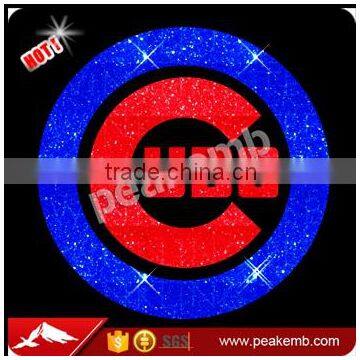 Chicago Cubs Glitter Vinyl Transfer Wholesale Custom Heat Transfer photo-2