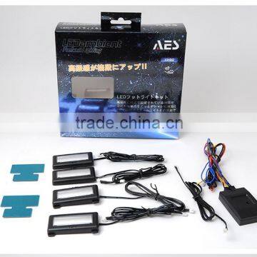 AES Price Colorful Car Accessories Auto Parts Footwell Lighting LED Ambient Atmosphere Lamp Interior Mood Lighting photo-4