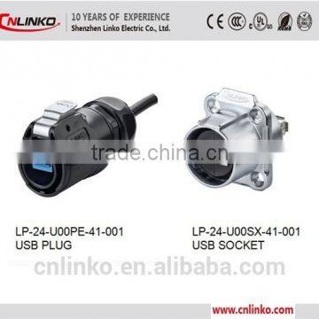 Distributor Wanted 9 pin Electronics Circular Panel Mount Usb Connector