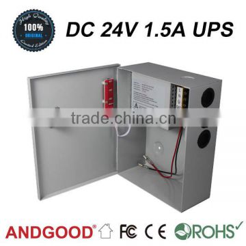 24V 1.5a Security UPS Power supply - High Quality, UPS Power box supply