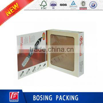 pvc packaging box hair dressing machine paper box