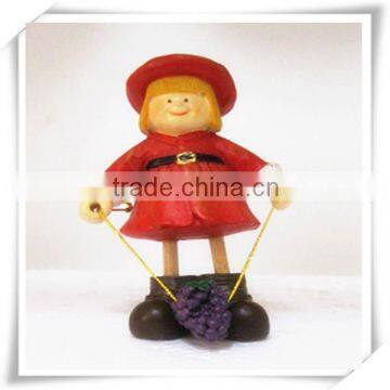 Factory Price Child Figurine Doll Resin Craft for Home Decoration & Gift