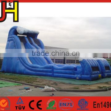 High Quality PVC Material Large Wave Inflatable Water Slide For Fale