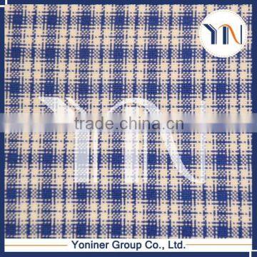 Royal blue mini matt check fabric, polyester 300D fabric