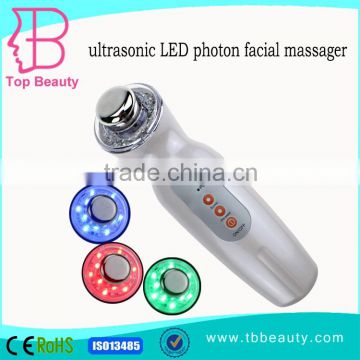 home use handheld led light therapy ultrasound skin rejuvenation machine