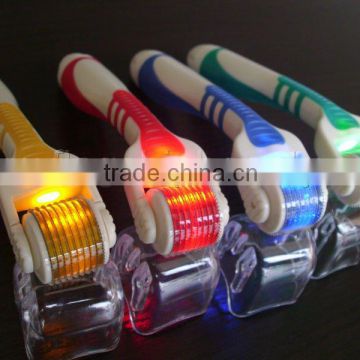 micro needle derma roller with LED PDT photon skin therapy