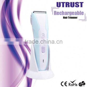 Hot Selling 2016 wholesale barber supplies hair cutting tools rechargeable electric hair clipper with changeable heads