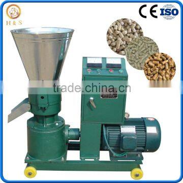 Home use flat die small animal poultry feed pellet making machine