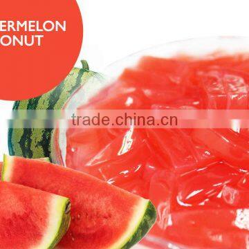 watermelon coconut jelly