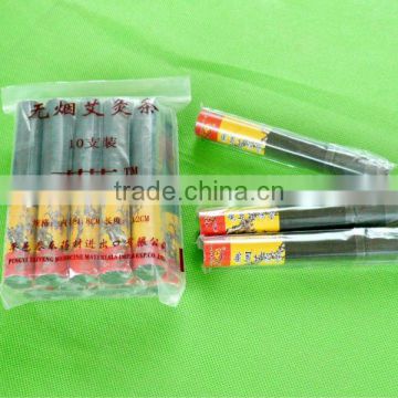 moxa sticks for moxibustion with less smoke and length 120mm and diameter 17mm