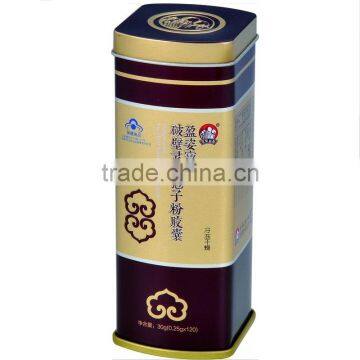 0.23mm tins for tea,high quality tin cans made in Shenzhen Longxiangsheng