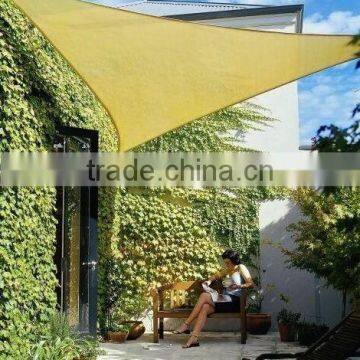 UV resistant triangle shade sail