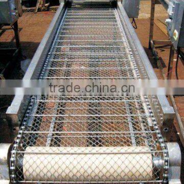 straight metal mesh belt conveyor