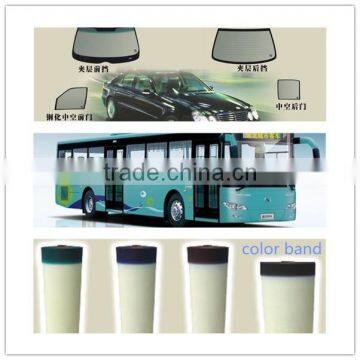 supply 0.76mm blue shade pvb film interlayer for car window safety glass