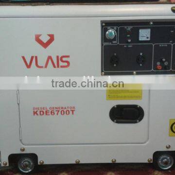 KDE6700T 5kw Silent Diesel Generator.5kw/6.5kva diesel generator for sale