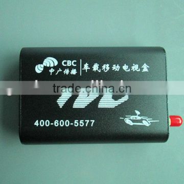 mobile car digital tv receiver box Black color