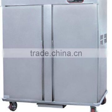 GN 2/1 banquet cart, Heated w/ humidification, 2-d