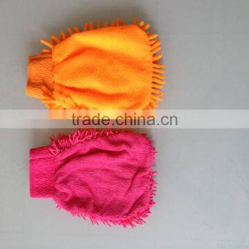 Microfiber Chenille Mitt Glove photo-5