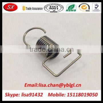 Dongguan Factory OEM Steel Extension Springs With Double Hooks