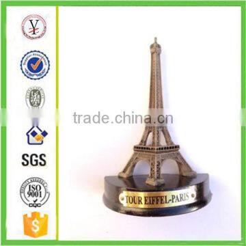 chinese factory custom-made handmade carved resin Eiffel Tower 3d fridge magnet