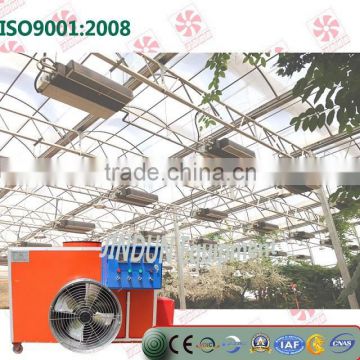 Industrial air heater for greenhouse and poultry farm