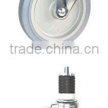 Light Medium Duty Casters rubber dolly wheels