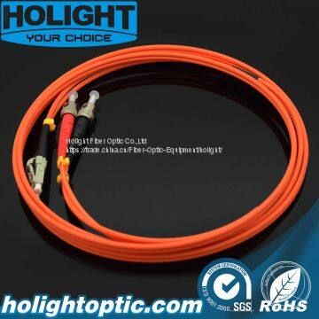 Fiber Patch Cord LC to St Duplex mm Om1 or Om2 Orange photo-3