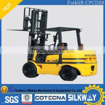 2016 New China Supplied 2 T HYUNDAI Diesel Forklift truck CPCD20 with lowest price