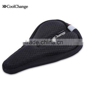 CoolChange Back Seat Mat Breathable Bike Cycling Sponge Saddle Seat Cushion Cover For MTB Road Bike