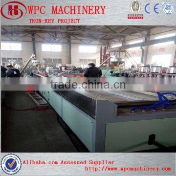 PVC Add Wood Composite Profile Making WPC Machine photo-2